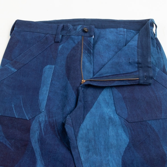 INDI + ASH ISAAC PANT - INDIGO PAINTBRUSH CAMO - Picture 8 of 14
